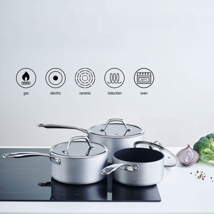 Technopro Saucepan 3pc Set
