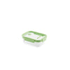 Glass Container Rectangular, 640 ml - Green
