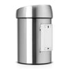 Touch Bin 3 Litre - Matt Steel.