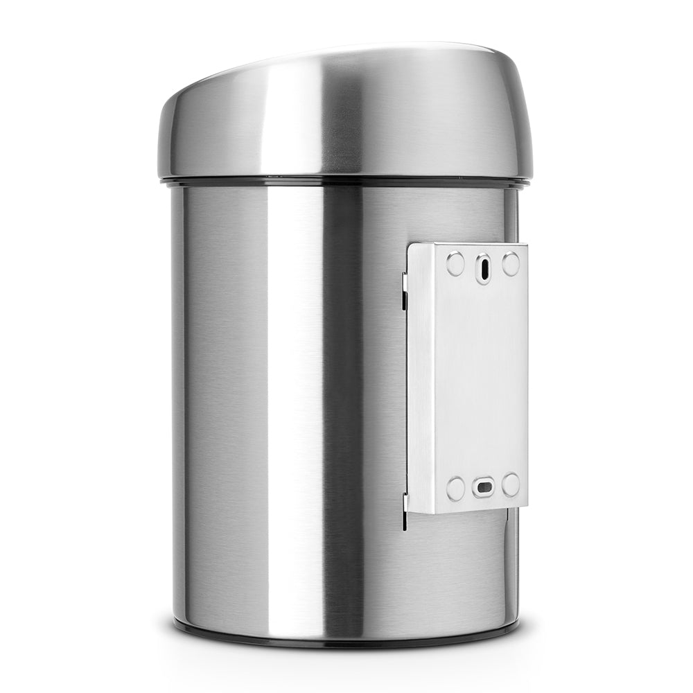 Touch Bin 3 Litre - Matt Steel.