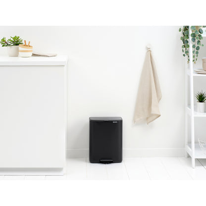Bo Pedal Bin 12L - Matt Black