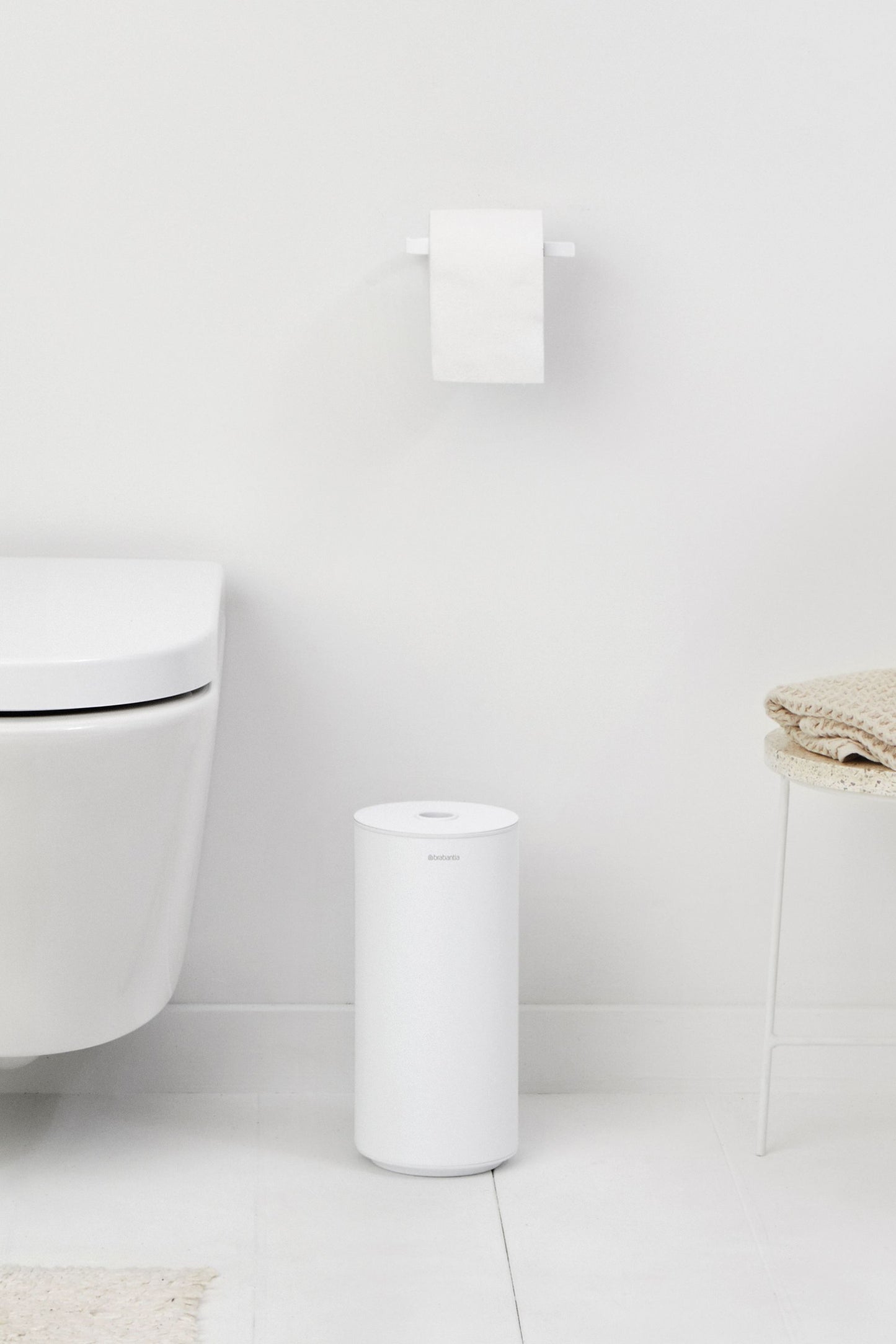 MindSet Toilet Roll Dispenser - Mineral Fresh White