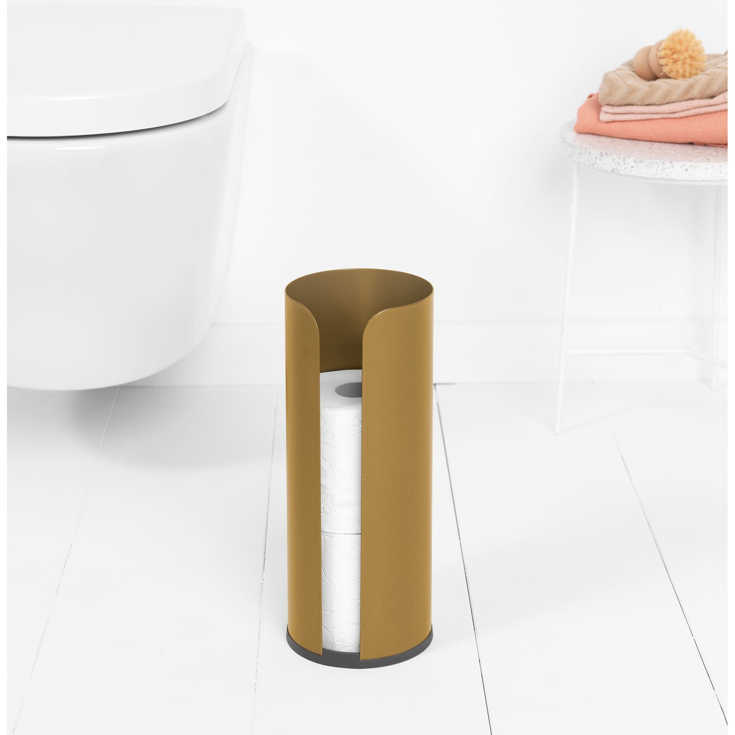 ReNew Toilet Roll Dispenser - Warm Gold