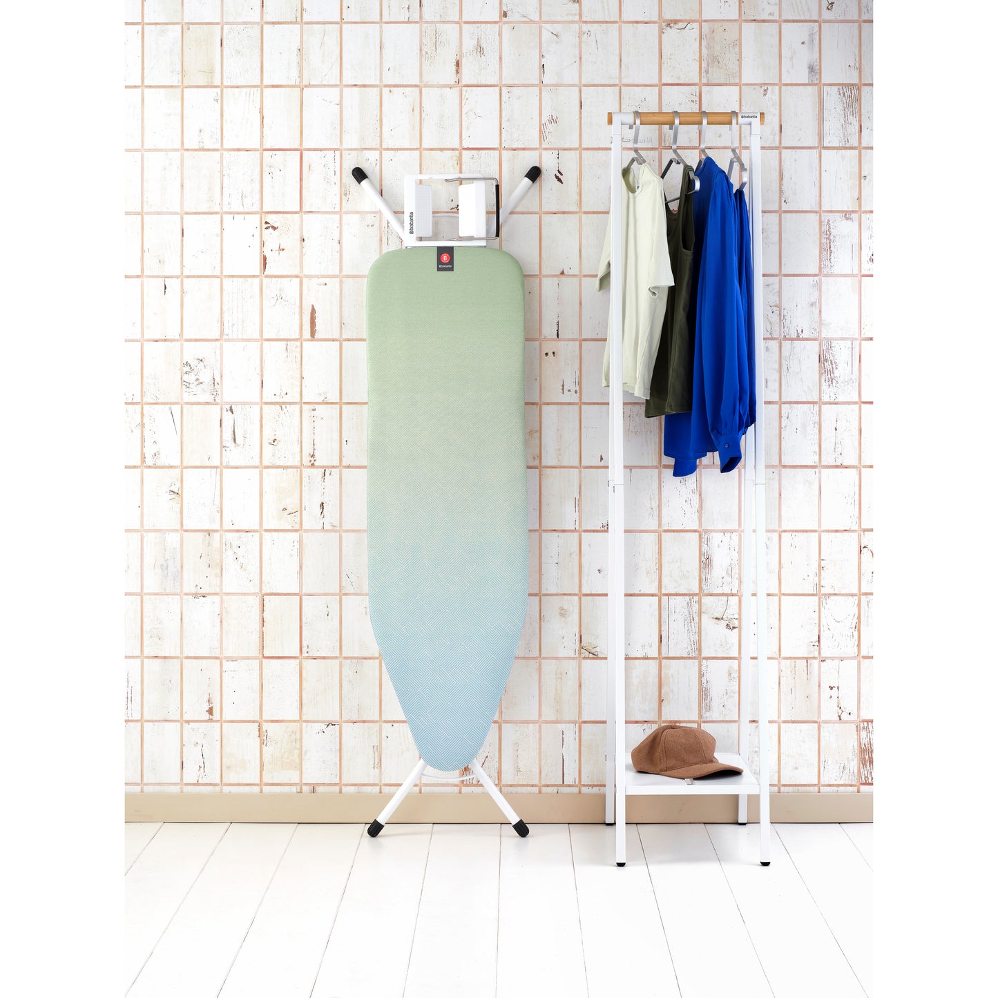 Ironing Board B, 124x38 cm, Steam Iron Rest - Soothing Sea