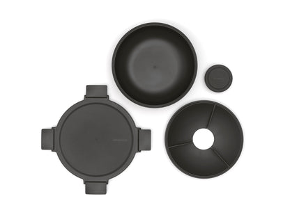 Make & Take Salad Bowl, 1.3 litre - Dark Grey