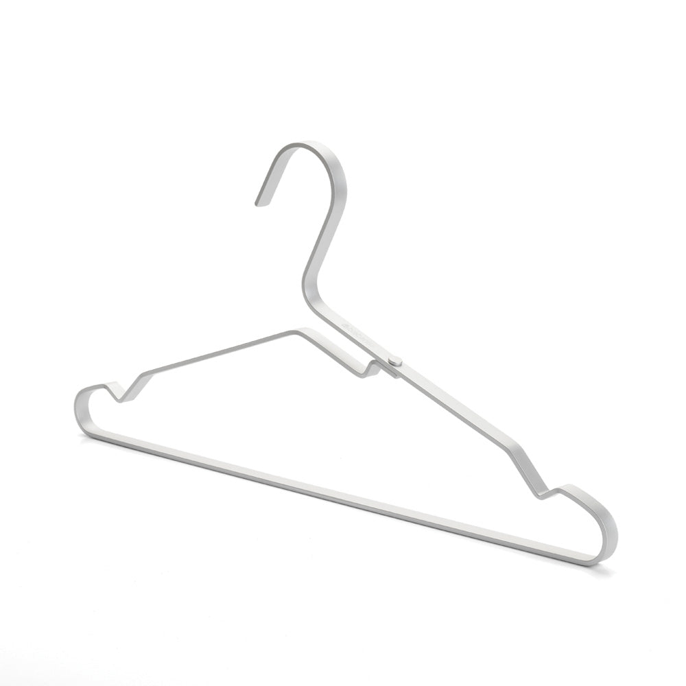 Aluminium Clothes Hanger, Set of 4 - Silver