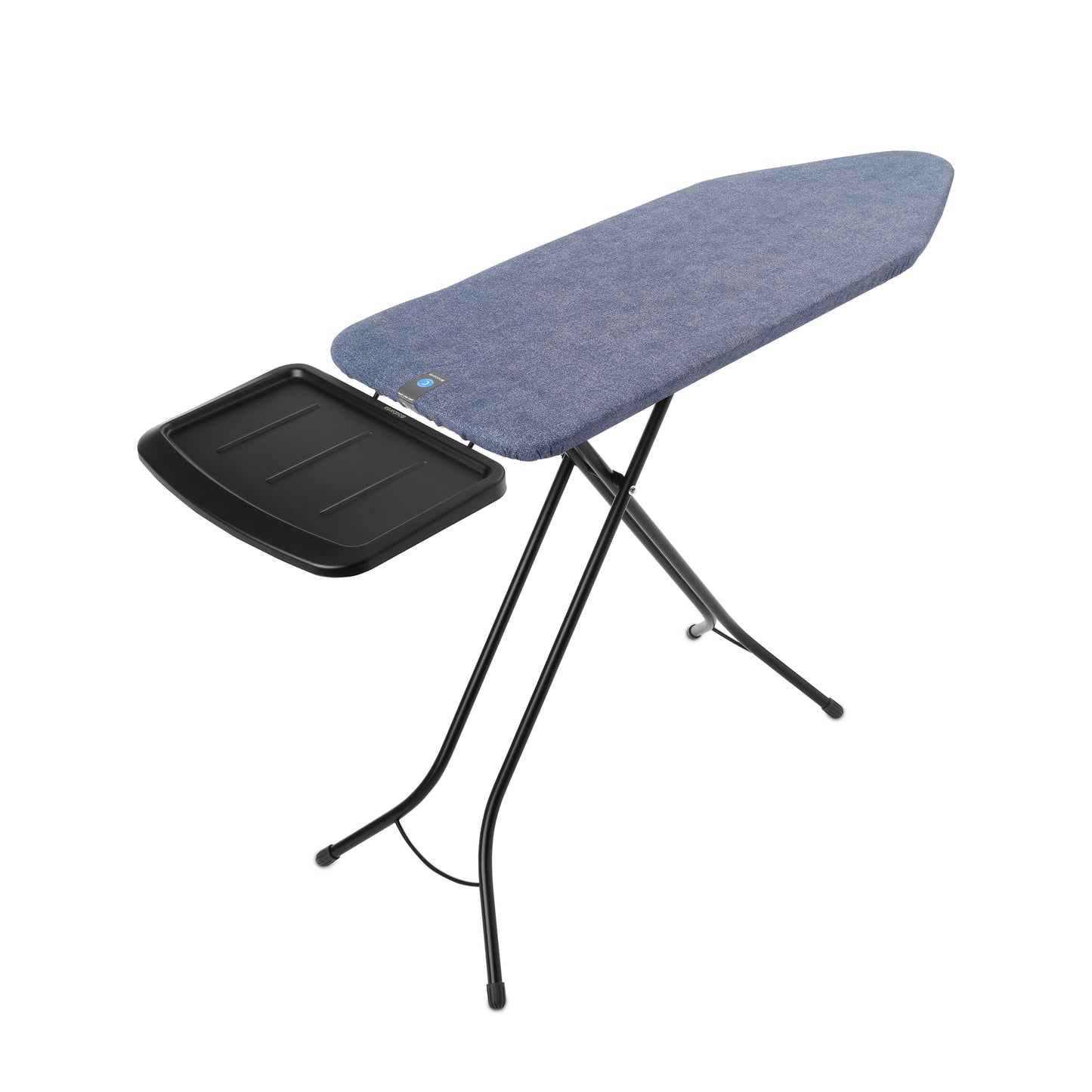 Ironing Board C 124x45 cm Solid Steam Unit Holder - Denim Blue