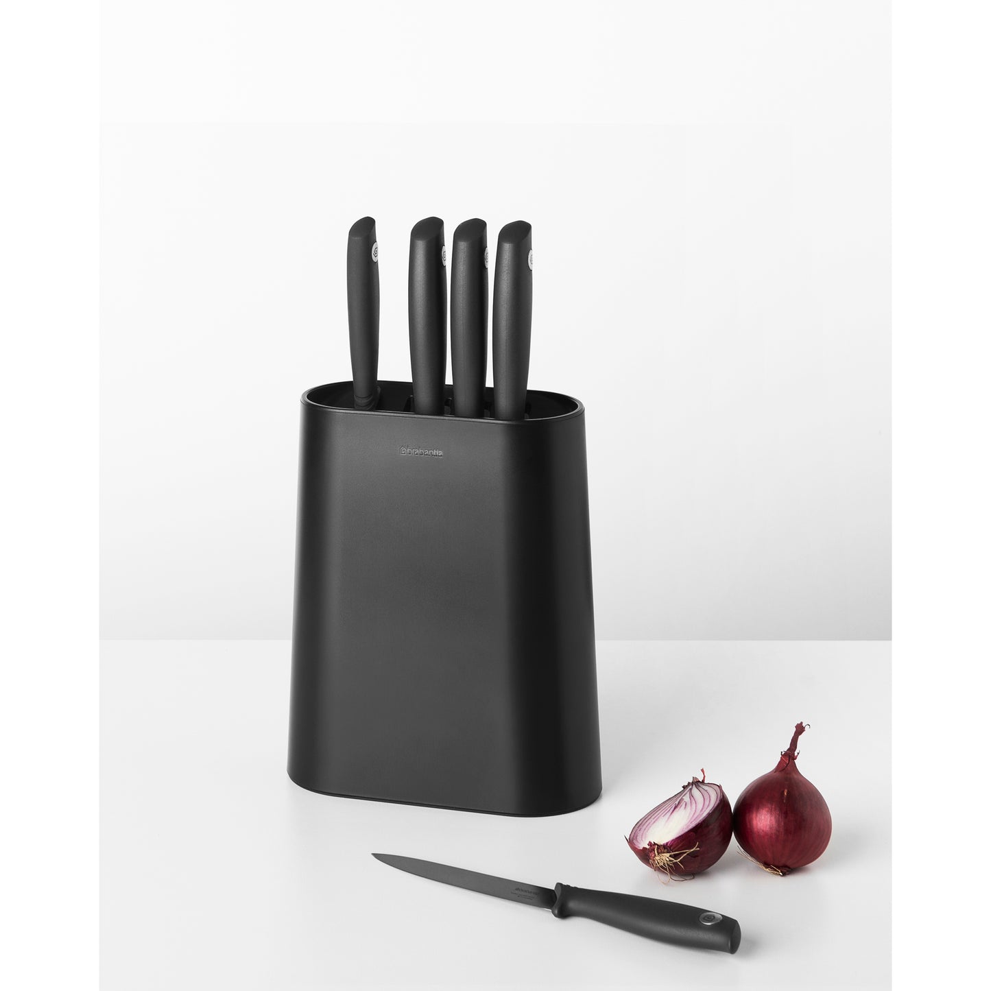 Tasty+ Knife Block with 5 Knives - Dark Grey