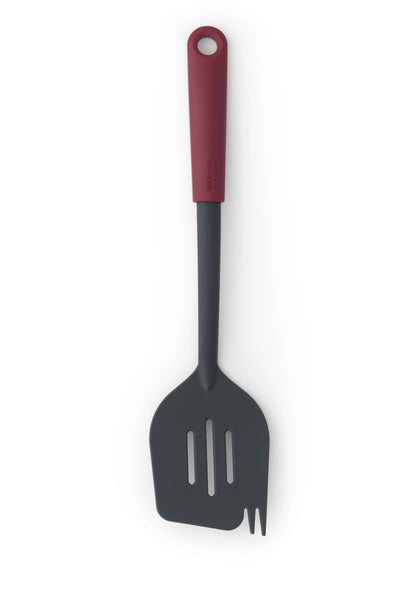 Tasty+ Spatula plus Fork - Aubergine Red