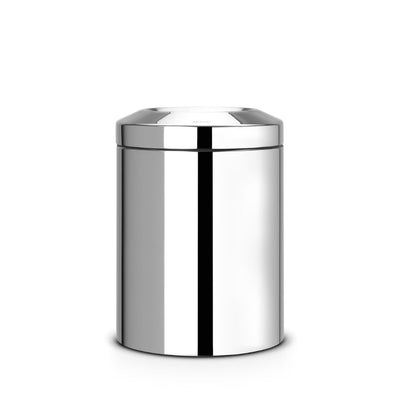 Flame Guard Waste Paper Bin 7 litre - Brilliant Steel