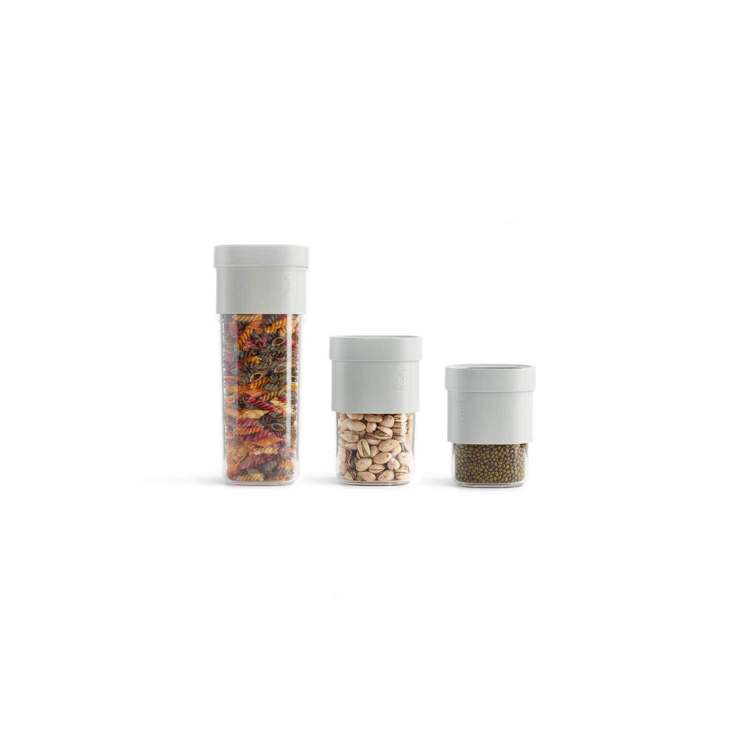 3pc Flip Storage Containers - Green