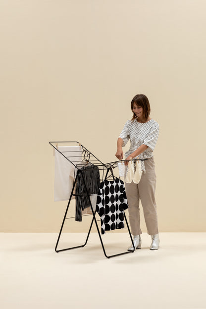 Hangon Drying Rack 15 metres Matt Black