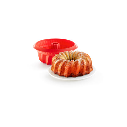 Deep Savarin Cake Mould - 22cm - Red