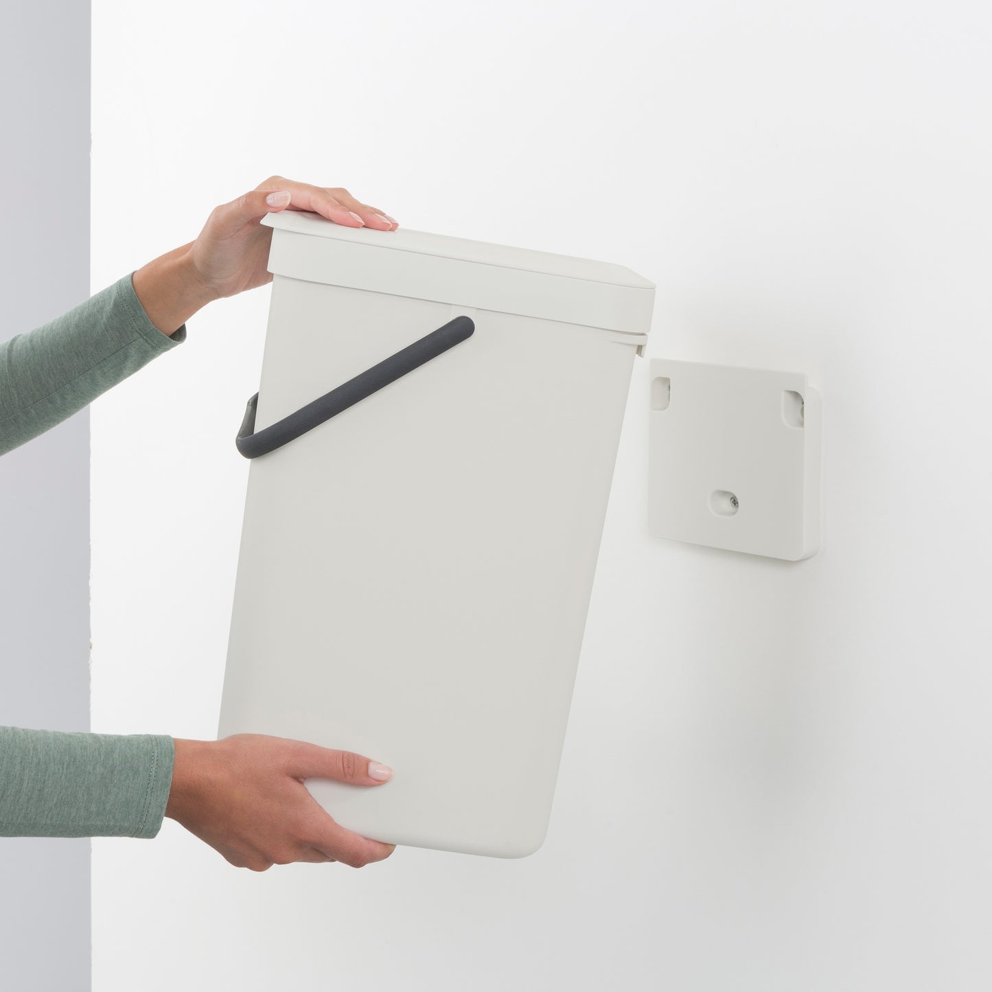 Sort & Go Waste Bin 16 litre - Light Grey