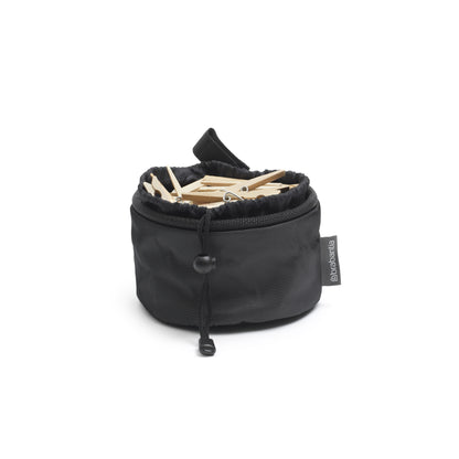 Clothes Peg Bag Compact - Black