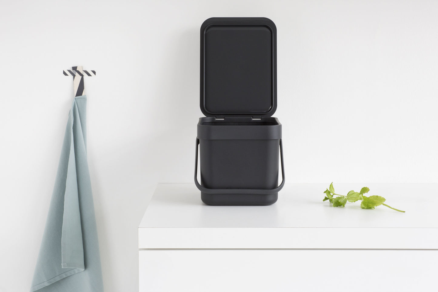 Sort & Go Waste Bin 6 litre - Grey