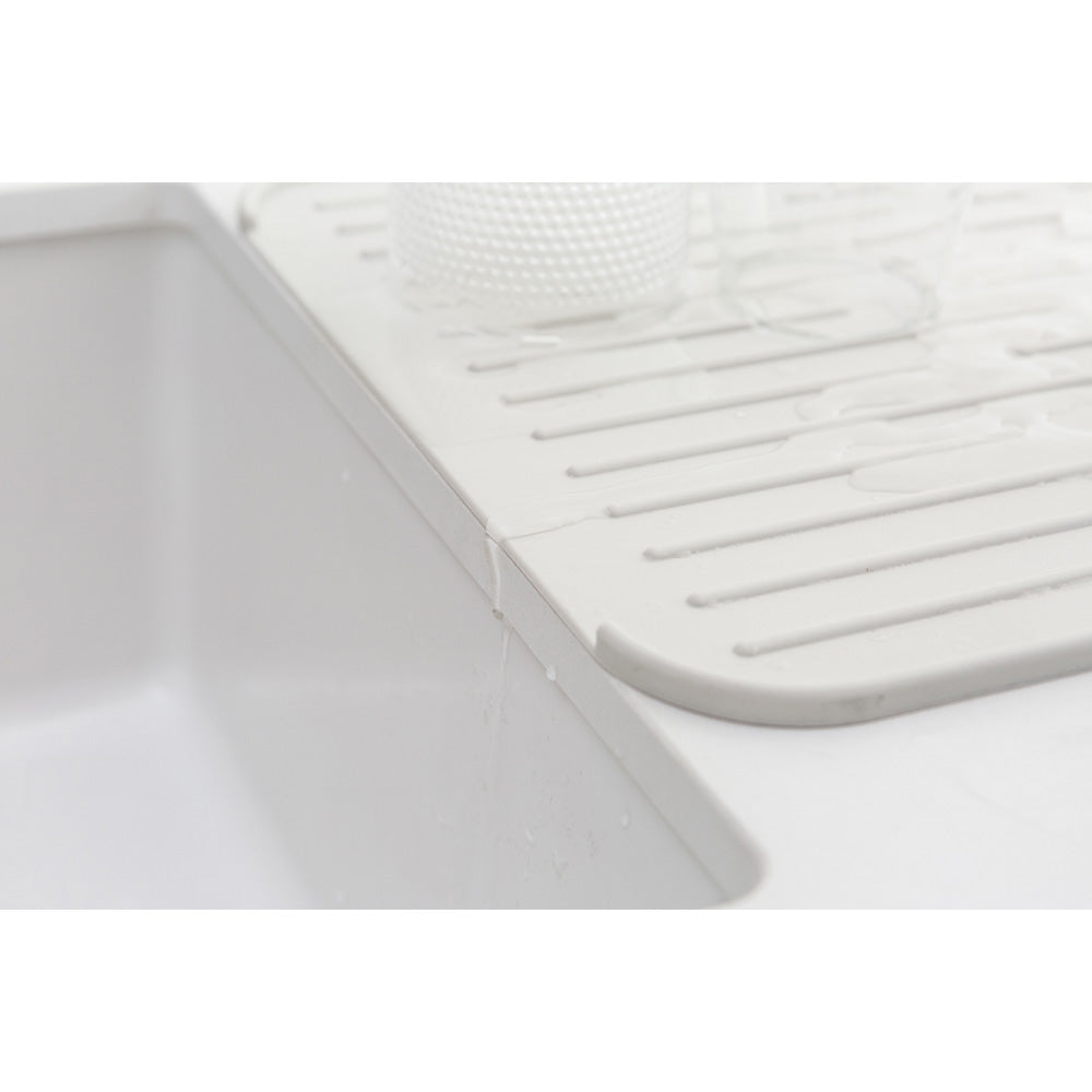 Silicone Dish Drying Mat - Light Grey