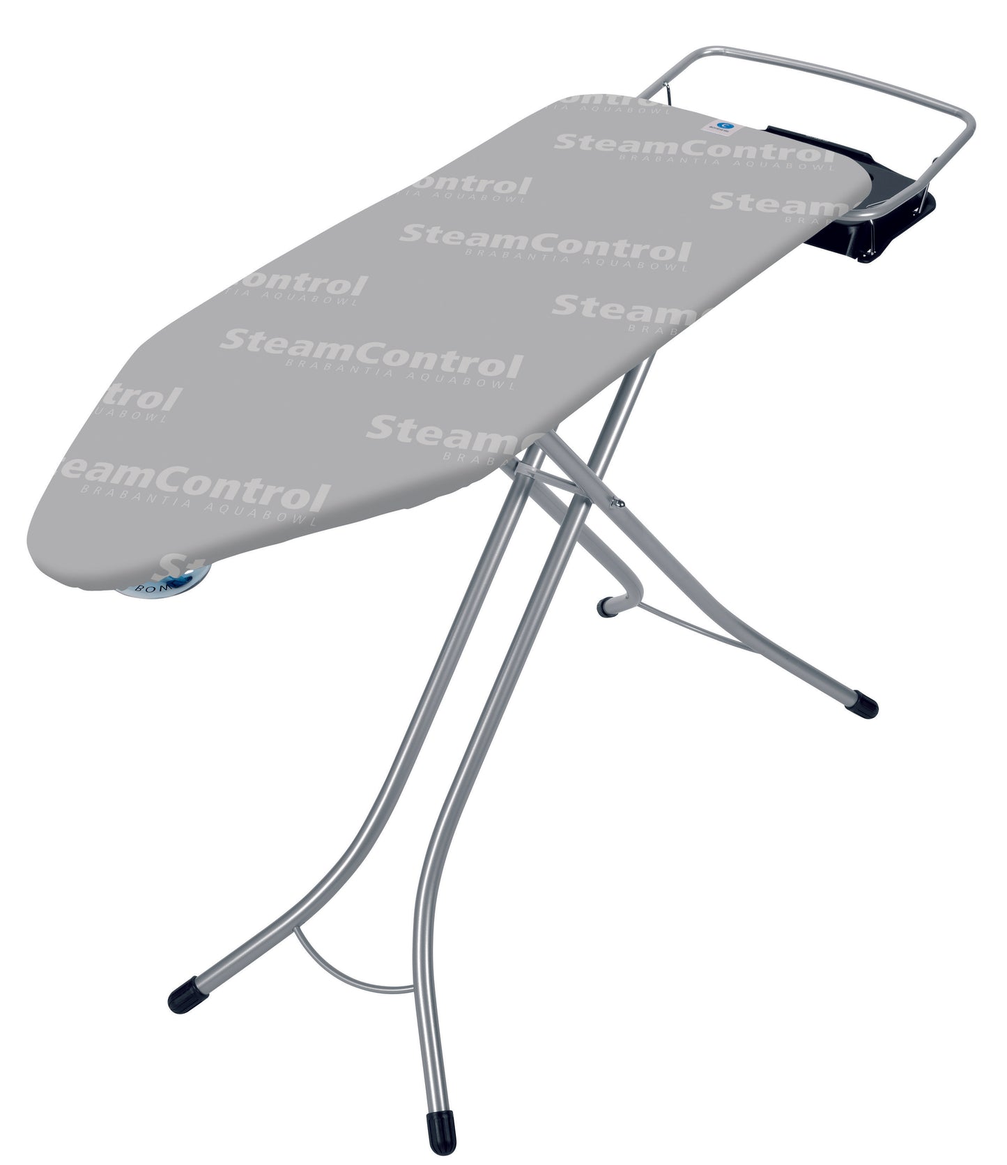 Ironing Board 124x45cm (C) Foldable Steam Unit Holder Steam Control with Aqua Bowl