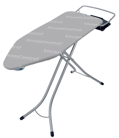 Ironing Board 124x45cm (C) Foldable Steam Unit Holder Steam Control with Aqua Bowl