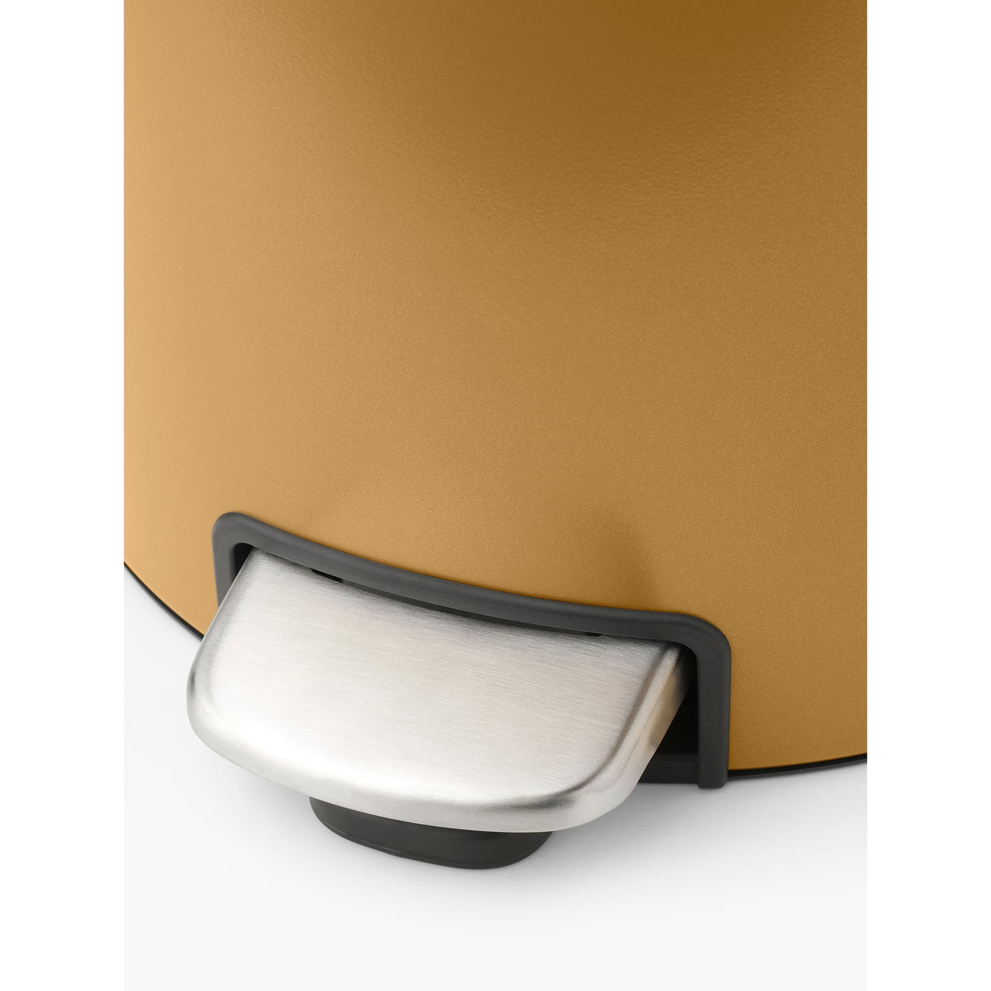 NewIcon Pedal Bin, 30 litre, Soft Closing, Plastic Inner Bucket - Warm Gold