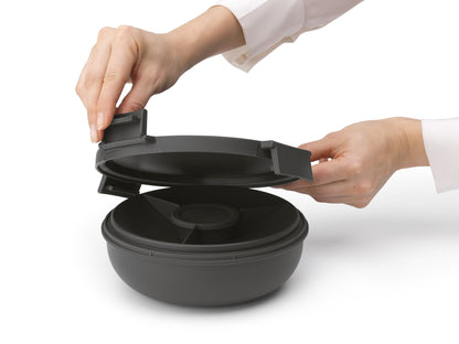 Make & Take Salad Bowl, 1.3 litre - Dark Grey