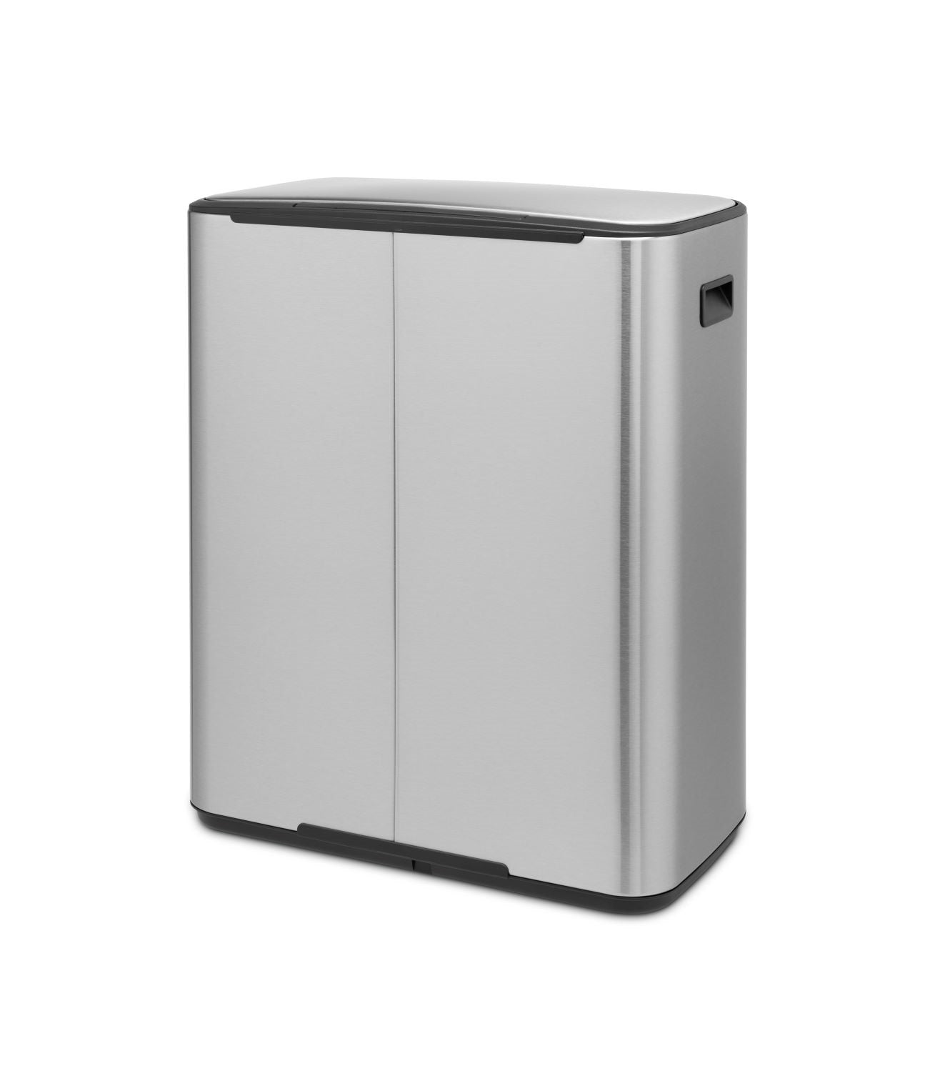 Bo Pedal Bin 2 x 30 litre - Matt Steel Fingerprint Proof