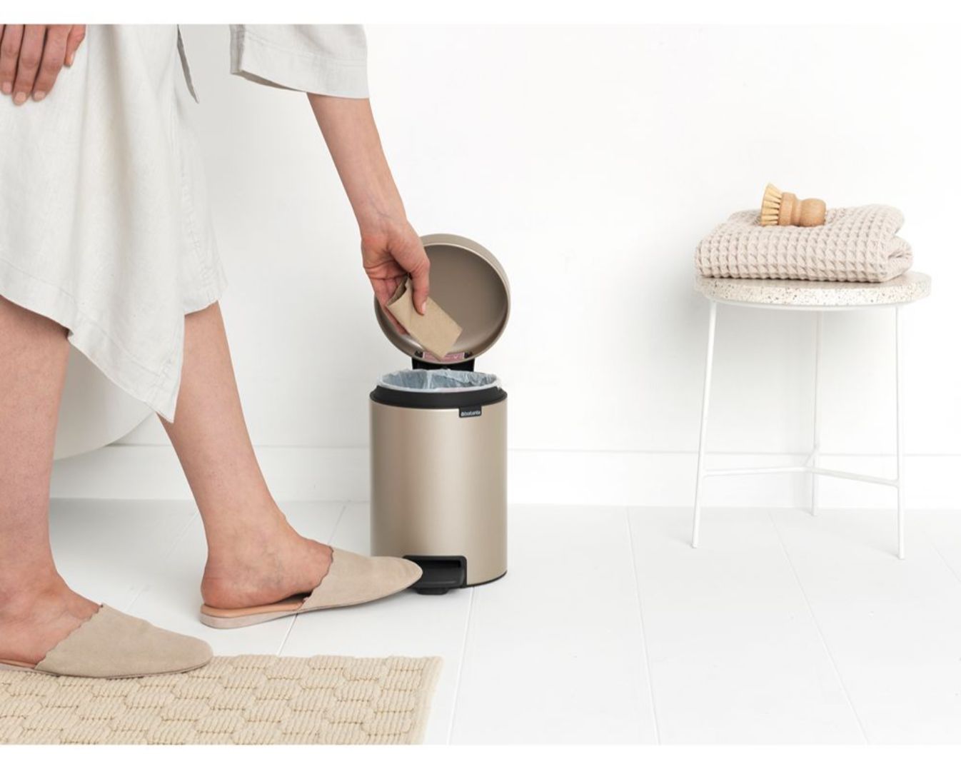 Pedal Bin NewIcon 3 Litre - Metallic Gold