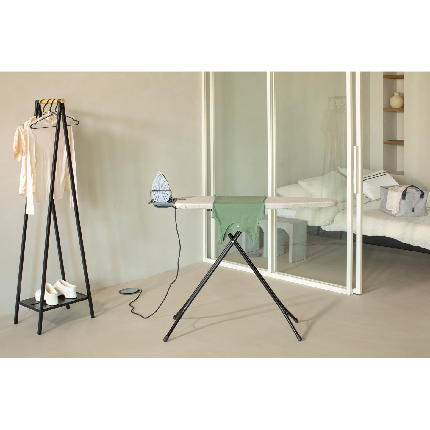 Ironing Board A 110x30 cm Steam Iron Rest - Denim Grey