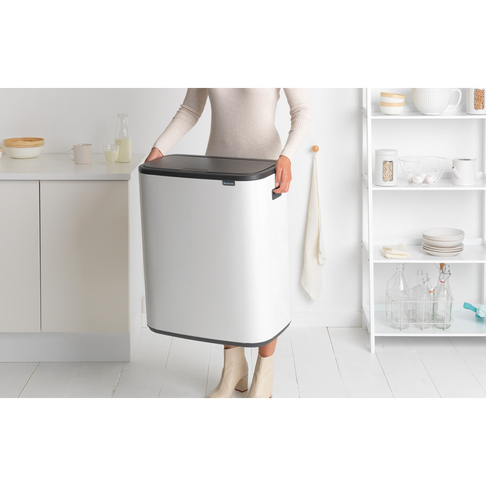 Bo Touch Bin 60 litre - White