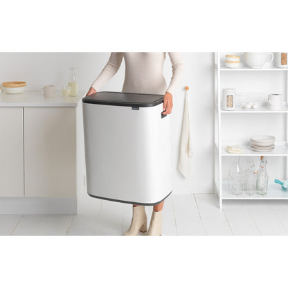 Bo Touch Bin 60 litre - White