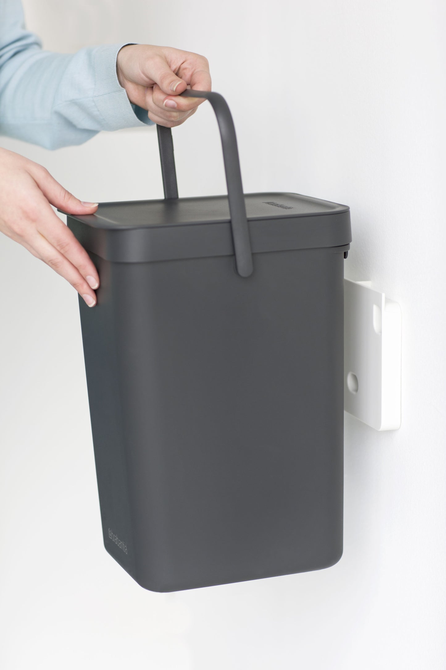 Sort & Go Waste Bin 12 litre - Grey