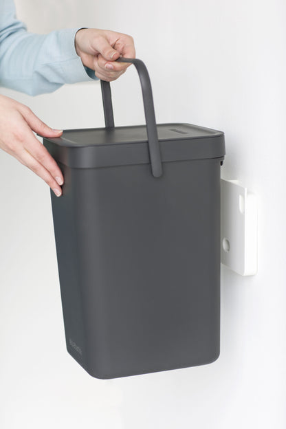 Sort & Go Waste Bin 12 litre - Grey