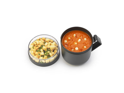 Make & Take Soup Mug, 600ml - Dark Grey