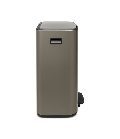 Bo Pedal Bin 2 x 30 litre - Platinum