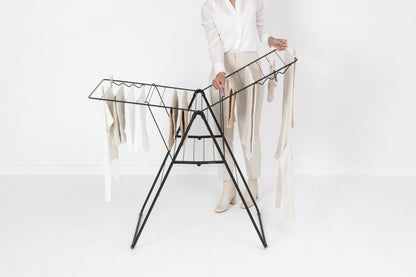 Hangon Drying Rack 20 metres Matt Black