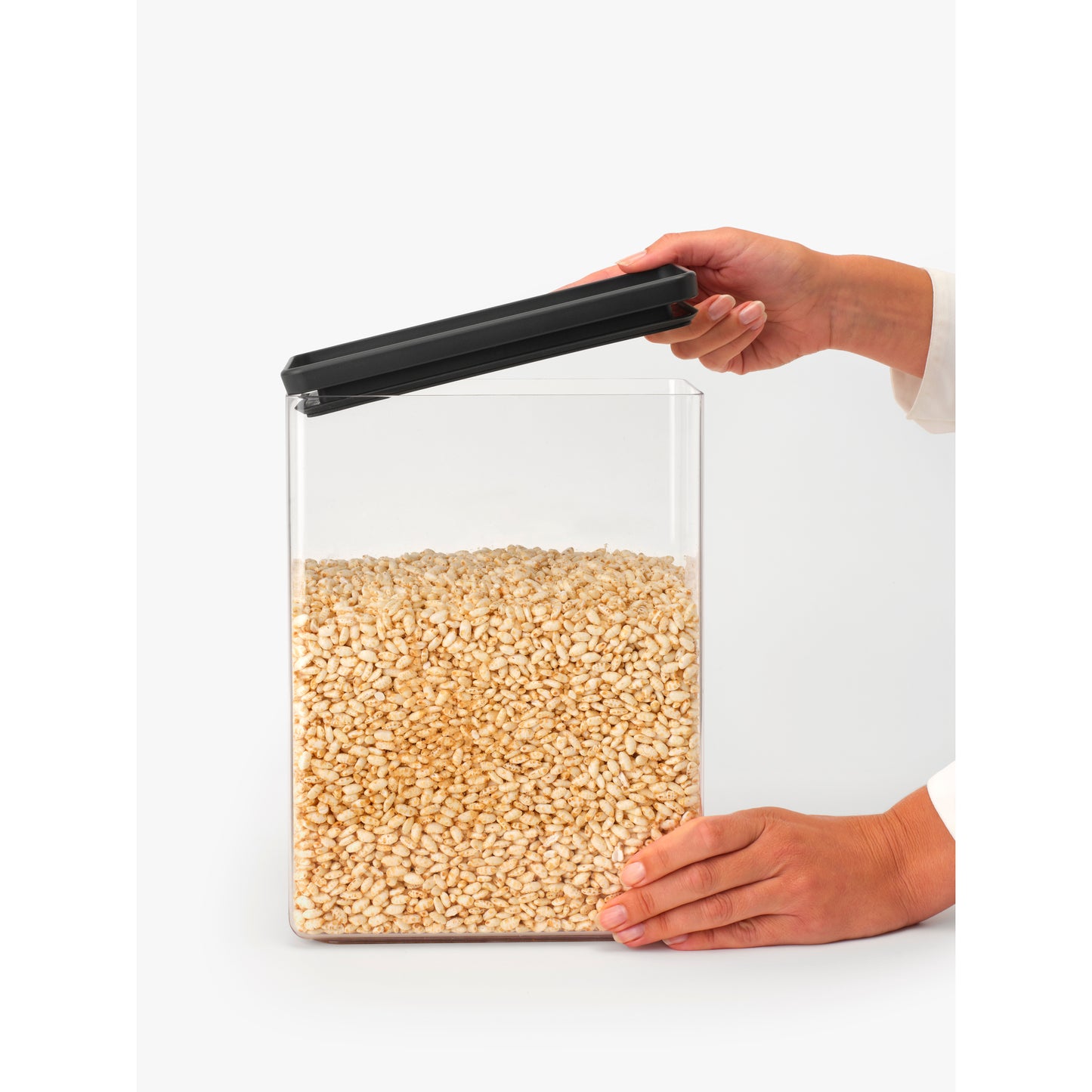 Tasty+ Stackable Canister, 5.4 litre - Dark Grey