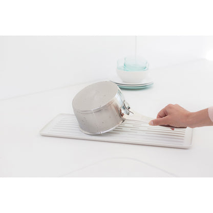 Compact Dish Drying Rack - Light Grey