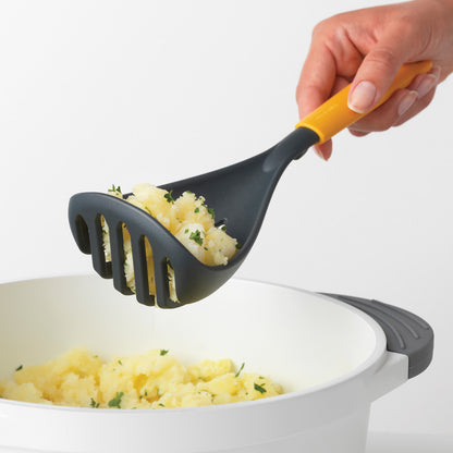 Tasty+ Potato Masher plus Spoon - Honey Yellow