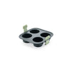 Air fryer Muffins Mould, 4 hole - Grey