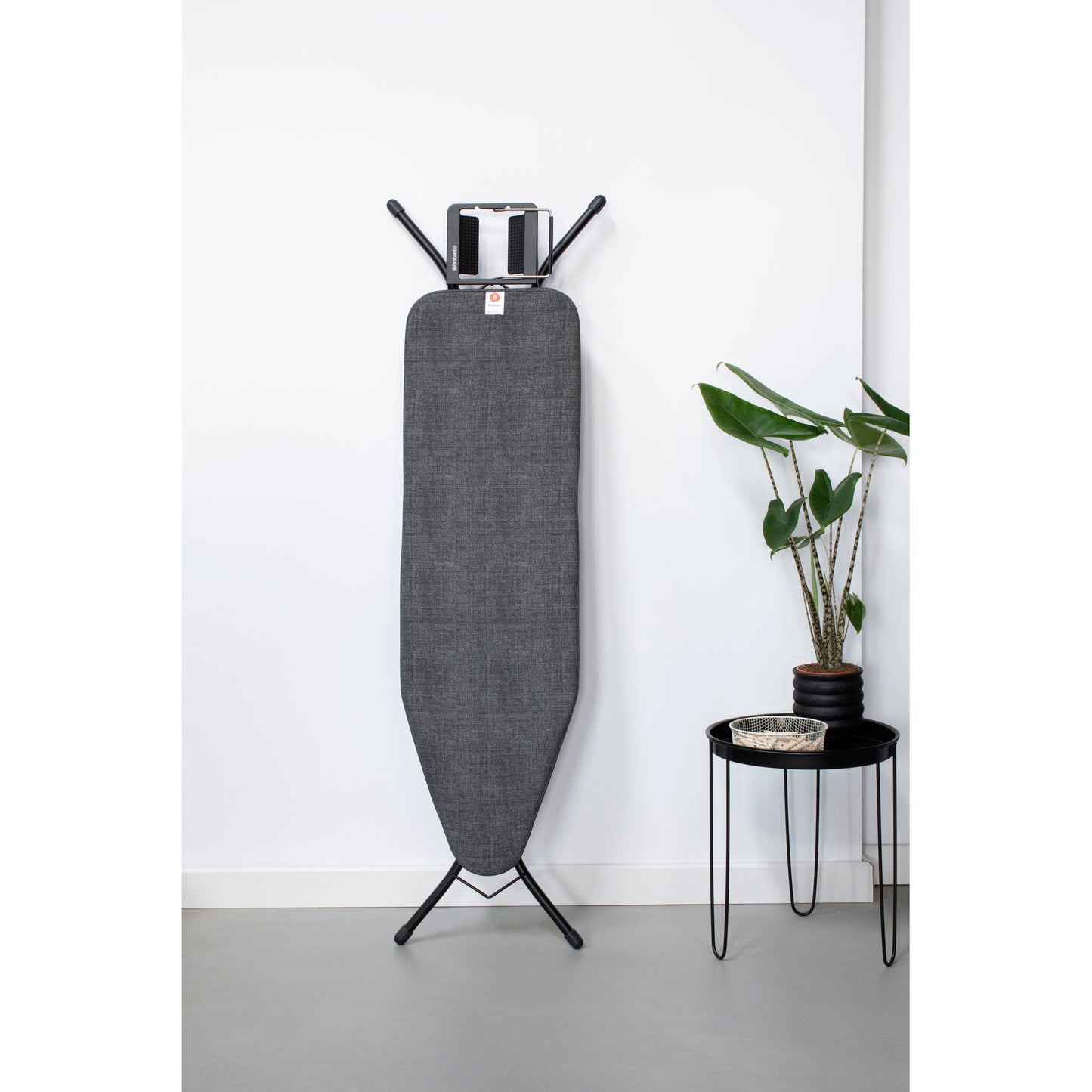 Ironing Board 124x38cm (B) Steam Iron Rest- Denim Black