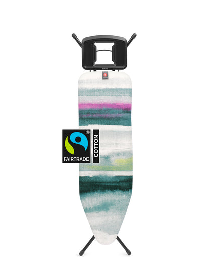 Ironing Board 124x38cm (B) Solid Steam Iron Rest - Morning Breeze