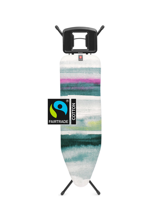 Ironing Board 124x38cm (B) Solid Steam Iron Rest - Morning Breeze