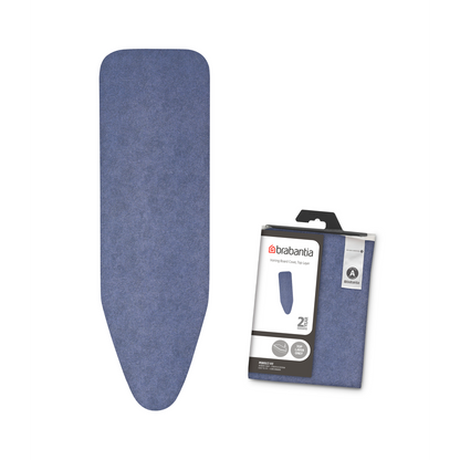 Ironing Board Cover (A) 110 x 30 cm, Top Layer - Denim Blue