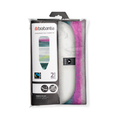 Ironing Board Cover (A) 110x30cm, Complete Set - Morning Breeze
