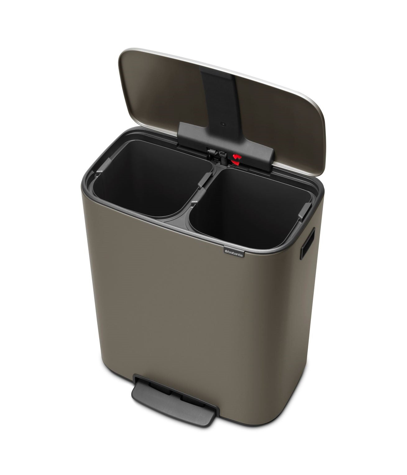 Bo Pedal Bin 2 x 30 litre - Platinum
