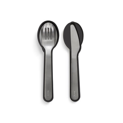 Cutlery with Case To Go - Black