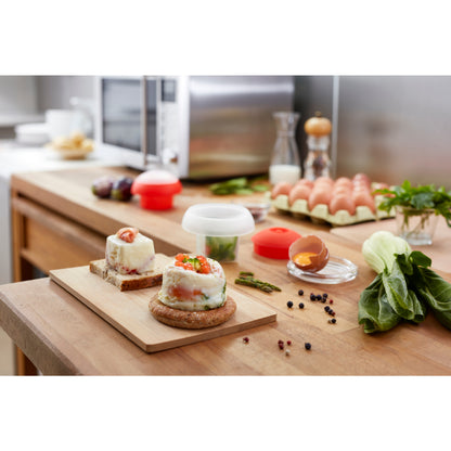 Microwave Ovo - Cylinder - Red