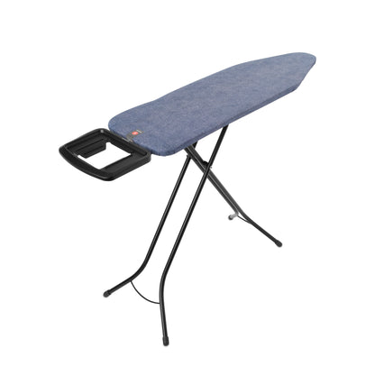 Ironing Board B 124x38 cm Solid Steam Iron Rest - Denim Blue
