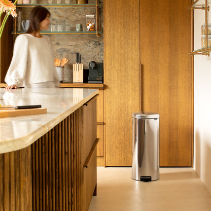 Pedal Bin NewIcon 30 Litre - Brilliant Steel