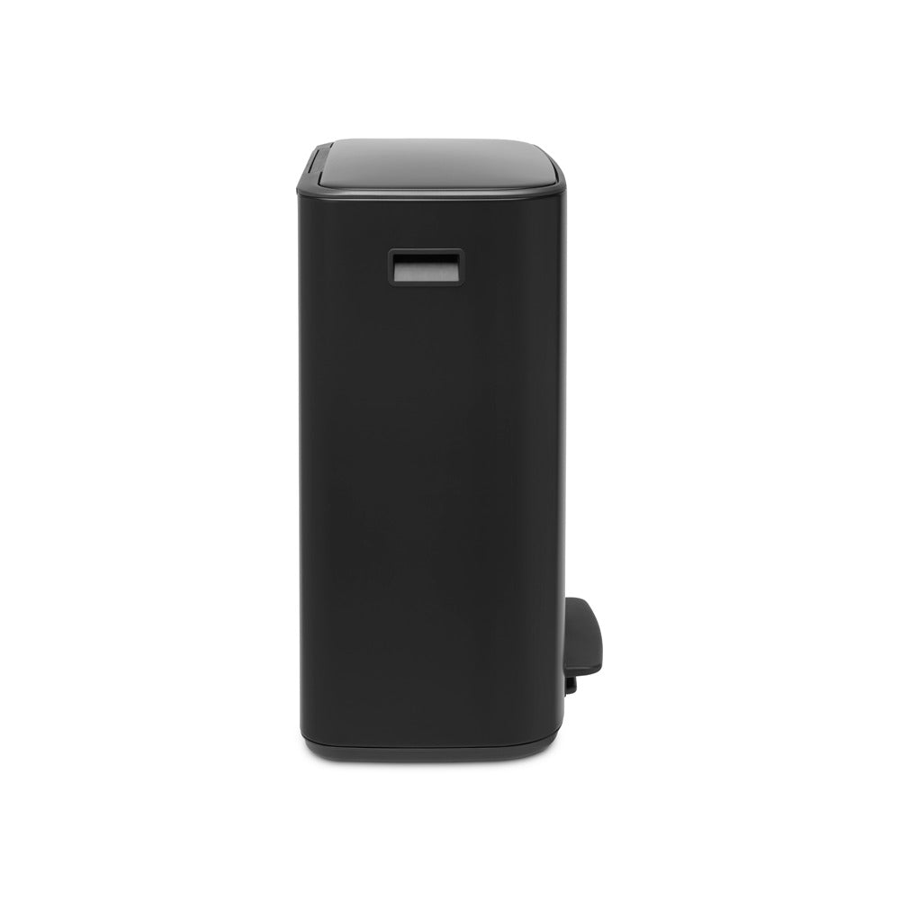 Bo Pedal Bin 2 x 30 litre - Matt Black